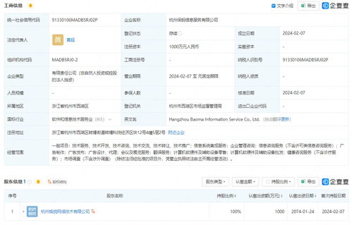 螞蟻集團新設(shè)保螞信息服務(wù)公司，強化網(wǎng)絡(luò)與信息安全軟件開發(fā)